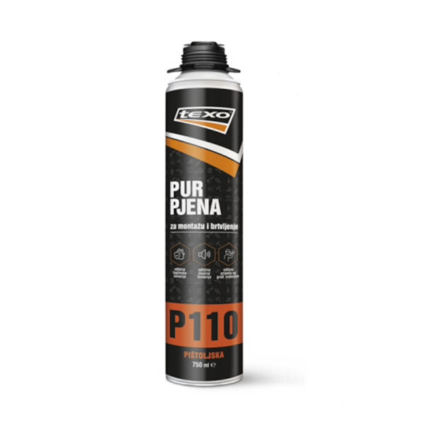 Texo PU pjena obična pištoljska 750 ml